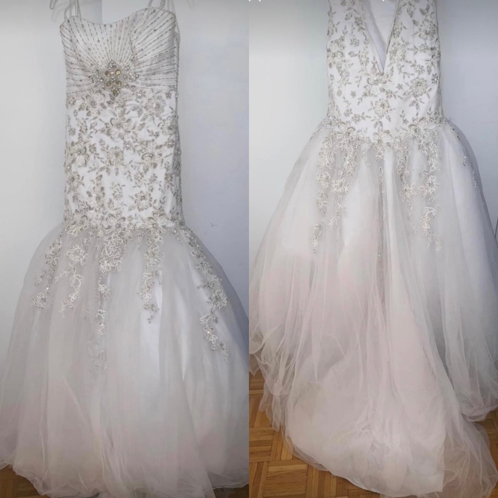 Mermaid White Wedding Dress